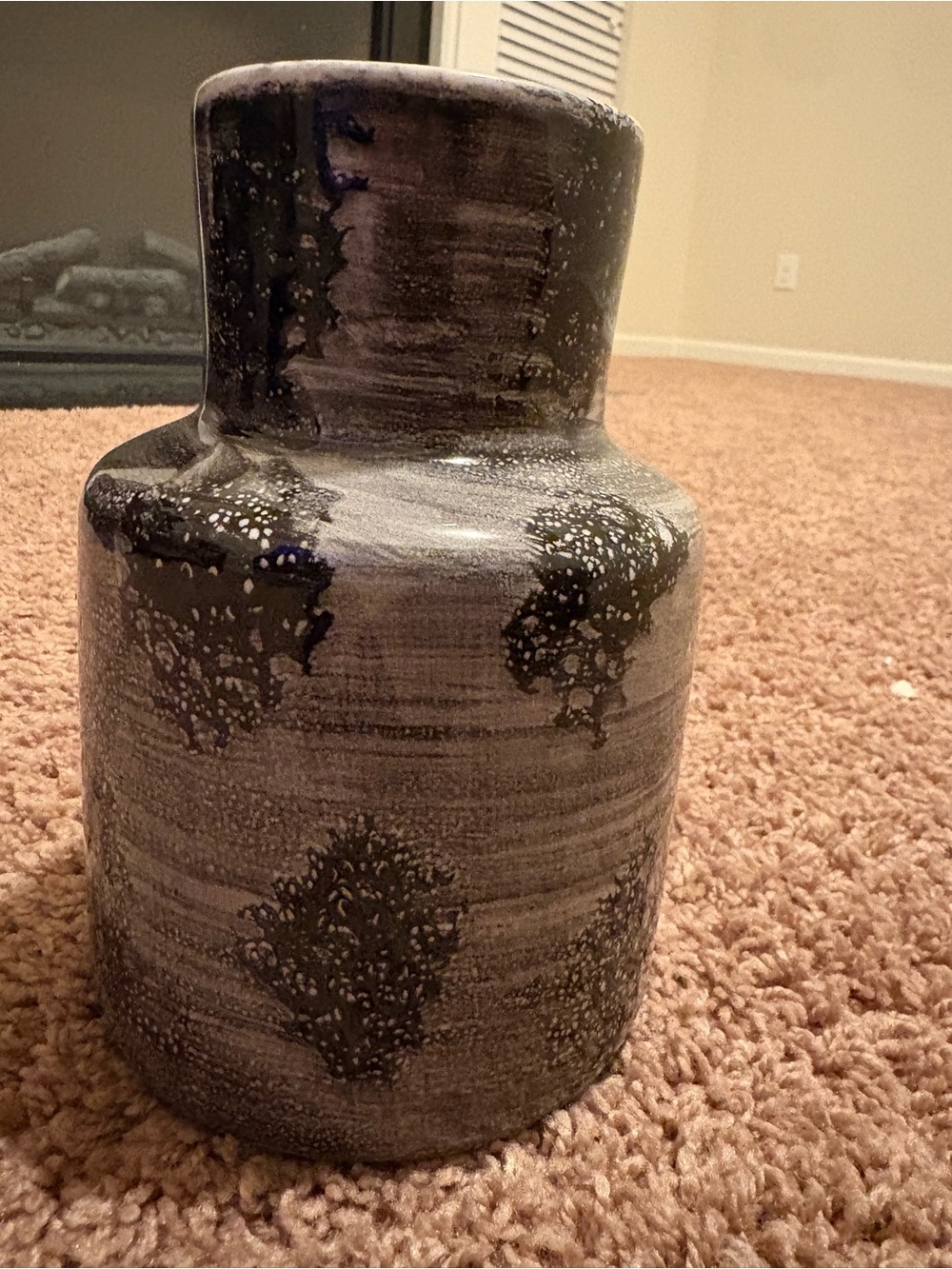 Gray Ceramic Accent Vase - Home Accents